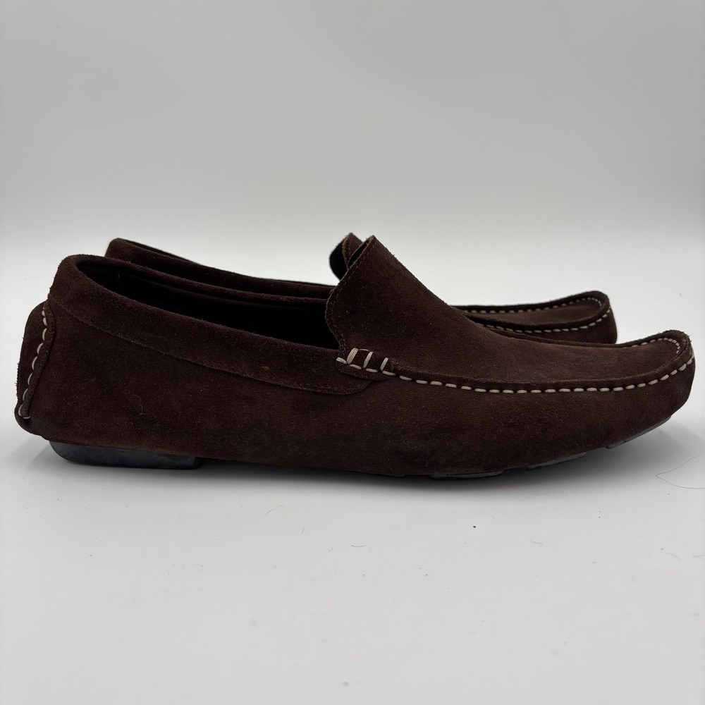 To Boot New York Brown Suede Driving Loafers Men's‎ Size 10 Made In Italy